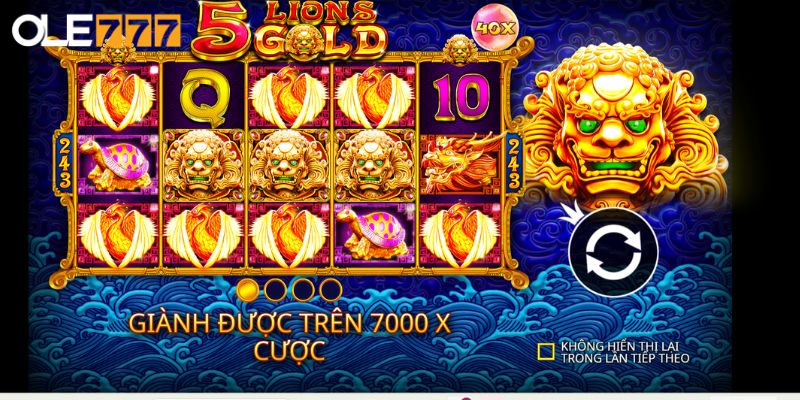 Điểm danh các loại slots game tại Ole777 